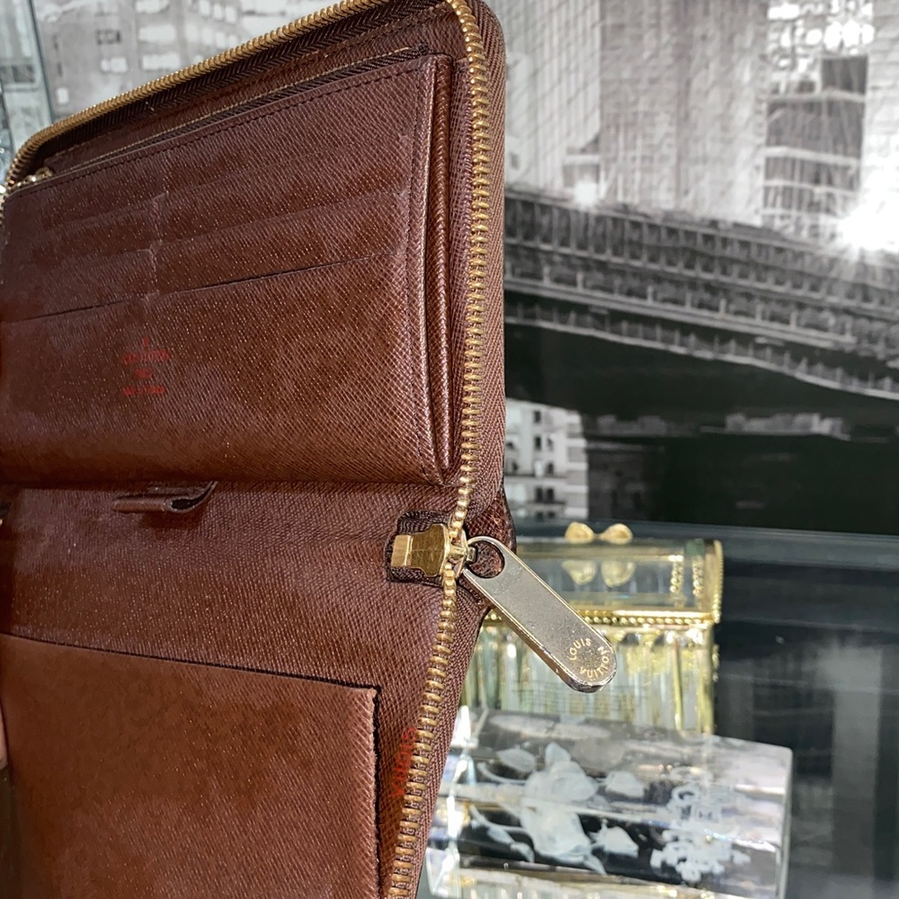 Authentic Rare Louis Vuitton Damier Organizer Zippy Wallet - Picture 16 of 17